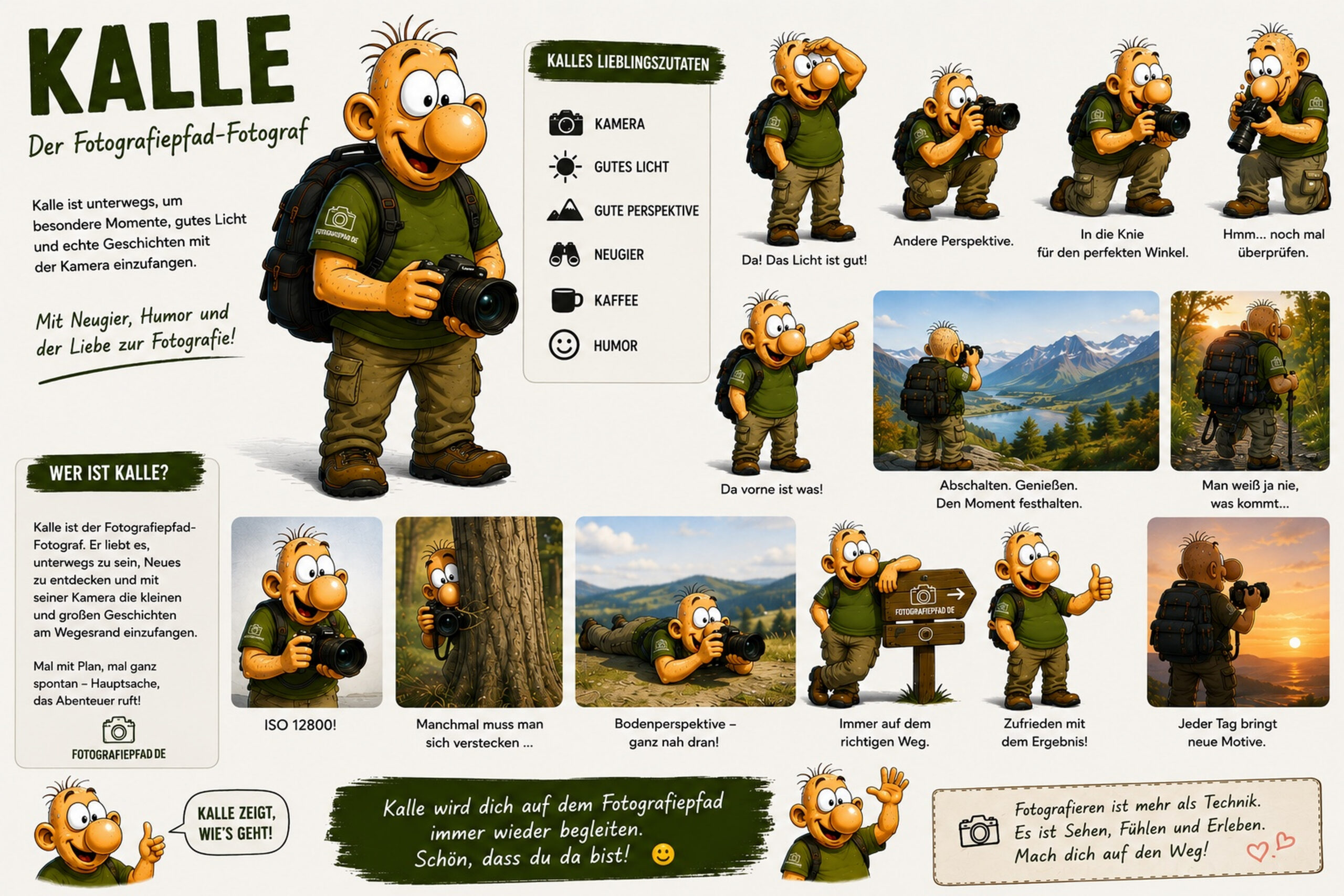 Kalle – der Fotografiepfad-Fotograf